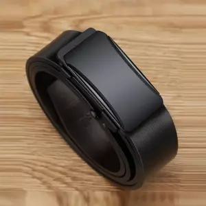 [다잇템]남성 올블랙 자동밸트