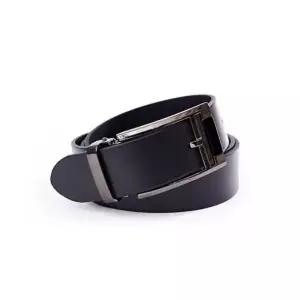[옷자락]남성 직장인 사각버클 무광 흰색 통가죽 벨트