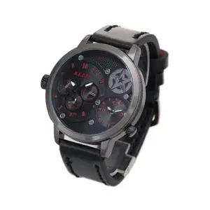 [옷자락]남자 라운드 손목 큰사이즈 검정 시계