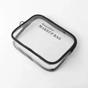 메이크업 파우치 투명 크림 화장품백 WFLORNH