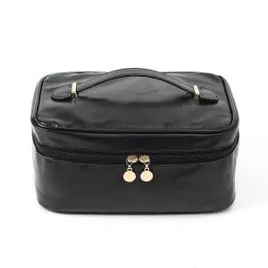 메이크업 파우치 화장품   블랙 WFLORNK