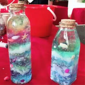 미니인형 공예 젤양초 어항장식 마리모 피규어 장식세트 수조소품