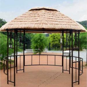 볏짚 파고라 원두막 초가지붕 3m의자 커피 야외 조립식원두막 쉼터 공예 인조