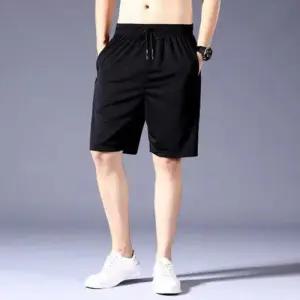 [옷자락]남자 데일리 베이직 고무줄 검정 클래식 SS 반바지