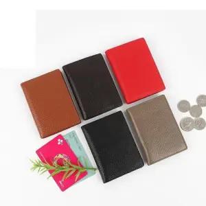 [옷자락]남자 기프트 여자 교통 지폐 카드 정리 골져스 레더 지갑