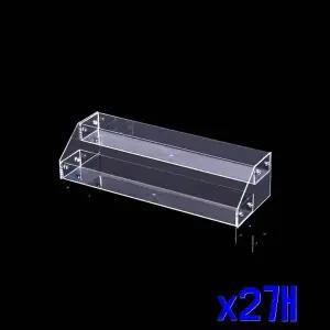 TBZ 아크릴 2단 투명 매니큐어 깔끔 진열대 ver2 x2개