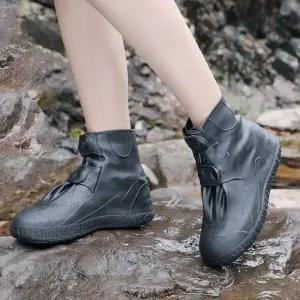 [옷자락]남성 비오는날 커버 레인 덮개 부츠 슈즈 신발 장마철 덧신
