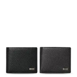 [옷자락]남성 디자인 라이트 검정 미니멀리즘 클래식 갈색 반지갑