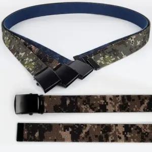 [다잇템]남성 빅사이즈 카고패턴 혁띠 허리띠 롱 벨트