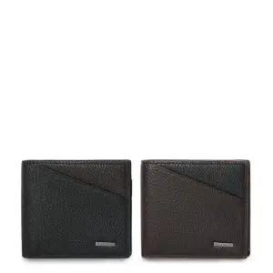 [다잇템]남자 프리미엄 가죽 블랙 브라운 투톤 반지갑