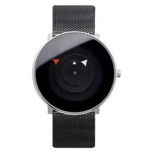 [다잇템]남자 라운드 삼각형 포인트 유니크 손목 시계