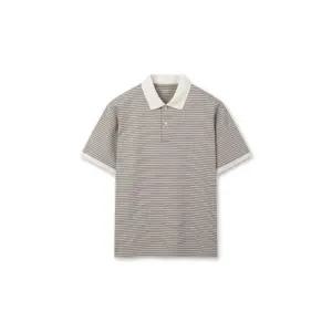 TOPTEN 공용 COOL Air 코튼 더블니트 폴로 스트라이프_MSG2TT3002