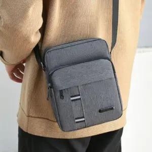 [옷자락]남성 미니멀한 크로스백 단정한가방 바디백