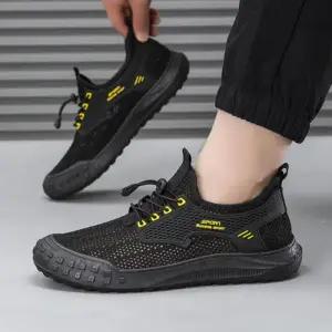 [다잇템]남자 여름 메쉬 스포츠 슬립온 러닝화 운동화