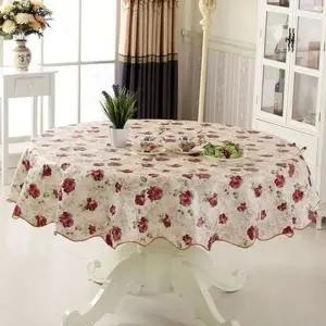 테이블보 식탁보 주방 생활 커버 방수 플라워 원형