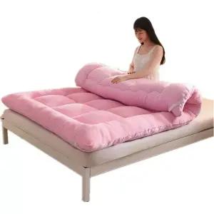 겨울 이불 패드 싱글 양면 더블 토퍼 매트 두꺼운