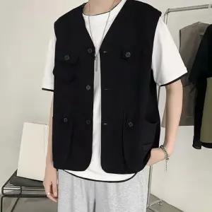 [다잇템]남성 캐주얼 시티보이룩 모던 데일리 조끼