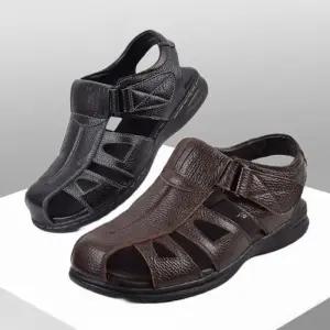 [다잇템]남성 앞막힘 샌들 운전자 드라이빙 스티치 샌들