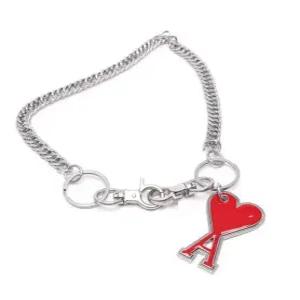 [아미]22FW 남성 하트 로고 체인 키링 (UKR903_363_600_22F)