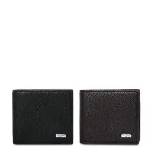 [다잇템]남자 실버 포인트 가죽 블랙 브라운 반지갑