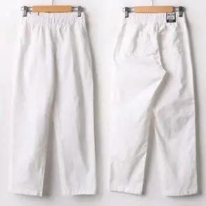 [다잇템]남자 여자 빅사이즈 코튼 밴딩 8부 와이드 팬츠