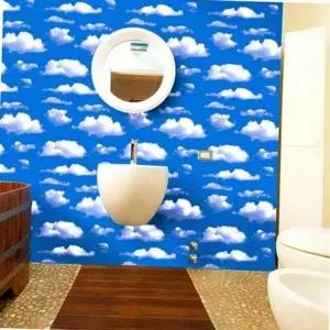 천장 벽면 시트지 셀프 벽장식 하늘 인테리어