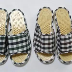 [다잇템]남성 지압슬리퍼 사무실 실내화 쿠션 슬리퍼