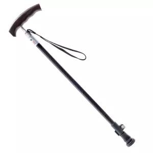 (영세)케인버디 우든그립카본지팡이 보행 용품 보조기 산책 어르신 어른신선물 길이조절 조절식 T자형