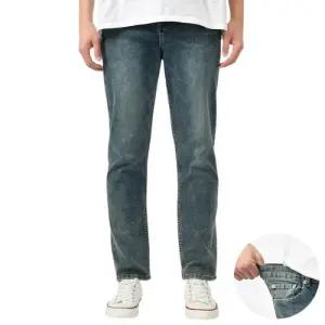 [핫코드]남자 청바지 일자핏 허리 스판 빅사이즈 데님 835