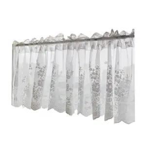 레이스 커튼 주방 가리개 북유럽 도어 인테리어 찍찍이형 욕실 가림막 접착