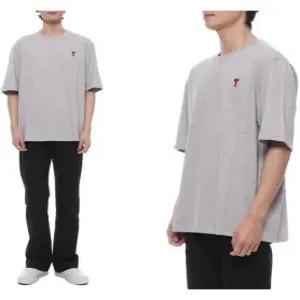 [아미]남성 하트 로고 오버 반팔티셔츠 (BFUTS005 726 0951 M 24S)