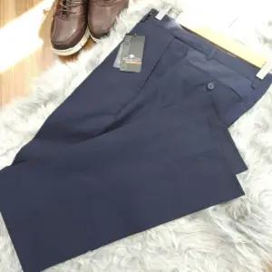 [무슈봉]고급 사방스판 중년 남자 여름 히든 밴딩 정장 바지