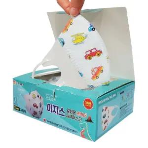 이지스 캐릭터 입체 일회용 25매 아동용 자동차 마스크