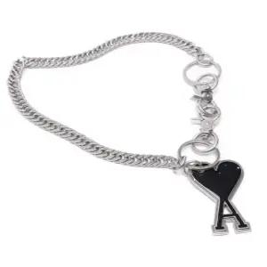 [아미]22FW 남성 하트 로고 체인 키링 (UKR903_363_001_22F)