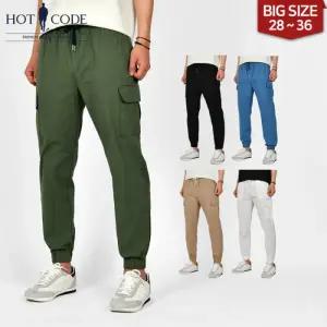 [핫코드]남자 여름 면린넨 카고 조거 팬츠 5컬러 HC6001-6005