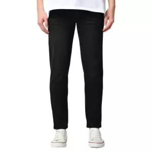 [핫코드]남자 청바지 스판 일자핏 빅사이즈 블랙 HC800-6