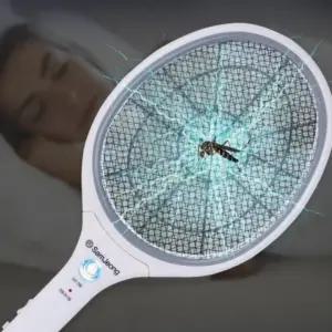 초강력 전기모기채 해충 파리채 특대 야외 야간