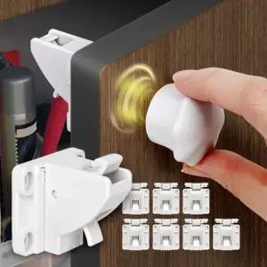 자석잠금장치8P세트 싱크대 안전문고리 서랍열림방지