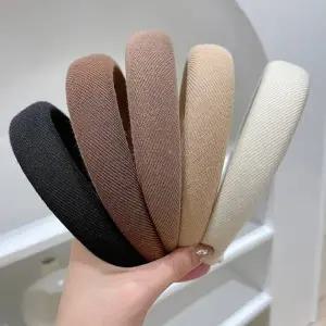 TBZ 엠보스드볼륨머리띠 반다나 헤어밴드 올드머니룩