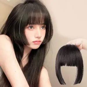 부분 앞머리 히메컷 사이드뱅 옆머리 가발 얼굴소멸