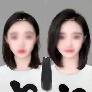 헤어 가발 정수리 부분가발 피스 앞머리 뽕 볼륨