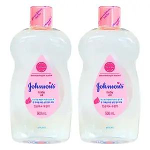 존슨즈 베이비 레귤러 오일 500ml X 2개 아기 아가 목욕 배드타임 출산준비 용품
