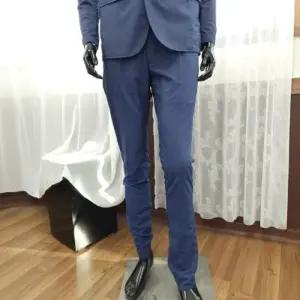 [무슈봉]바지 개별 중년 수트 봄가을 네이비 세트