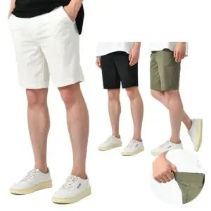 [핫코드]남자 여름 면 린넨 반바지 5부 히든밴딩 1030