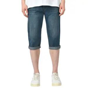 [핫코드]남자 여름 7부바지 청바지 허리스판 진청 837