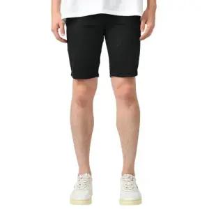 [핫코드]남자 스판 블랙 데님 5부 반바지 301