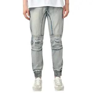 [핫코드]남자 조거 찢청 밴딩 절개 스판 청바지 HC169