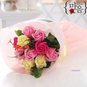 성년의날 인테리어 비누꽃다발 로즈데이 장미 선물vwx669