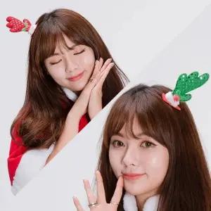 TBZ 헤어장식 루돌프날개 포인트머리핀 헤어핀 해어핀