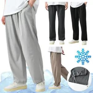 [핫코드]남자 여름 투턱 와이드 조거 팬츠 4컬러 HC38